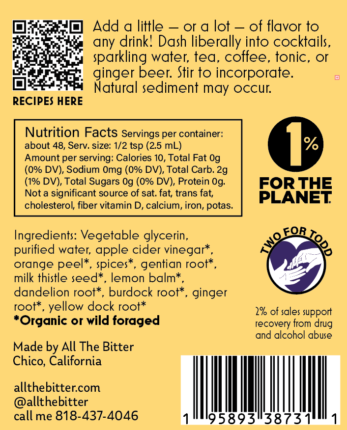 All The Bitter - Orange Bitters Mini